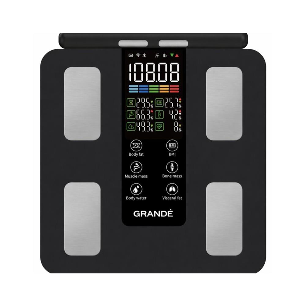 เครื่องชั่งน้ำหนักบลูทูธ GRANDE SM. BODY SCALE CS10G สีดำ