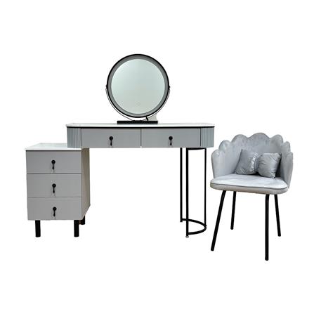 โต๊ะเครื่องแป้ง KONCEPT AIRRIKA 19225281 W119XD40XH77 CM สีเทา_0