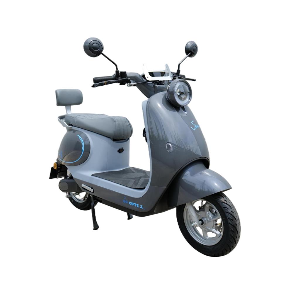 สกู๊ตเตอร์ไฟฟ้า SAGASONIC SOCUTE สีเทา