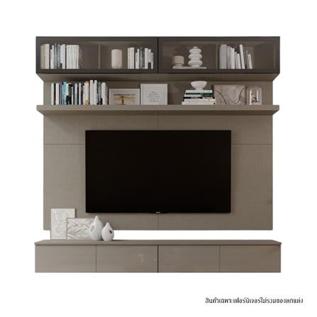 ชุดตู้วางทีวี SB BUILT IN WISEST 19238192 240 ซม. สีเบจ_0