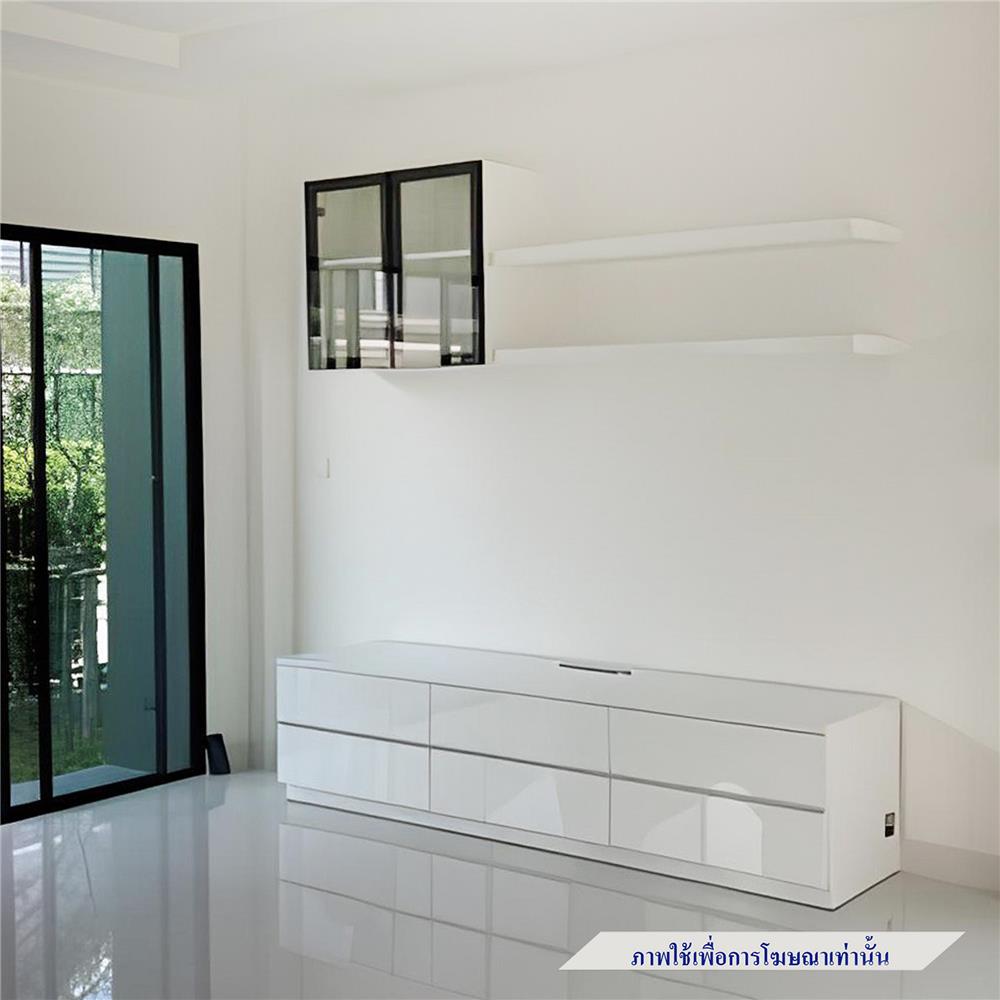 ชุดตู้วางทีวี SB BUILT IN WISEST 19238196 240 ซม. สีขาว