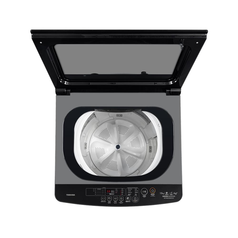 เครื่องซักผ้าฝาบน TOSHIBA AW-T06DU2000QT(SG) 19 กก. อินเวอร์เตอร์ สีเทาเงิน