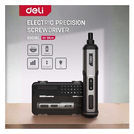 สว่านไขควงไร้สาย DELI EDC161 4 โวลต์_7