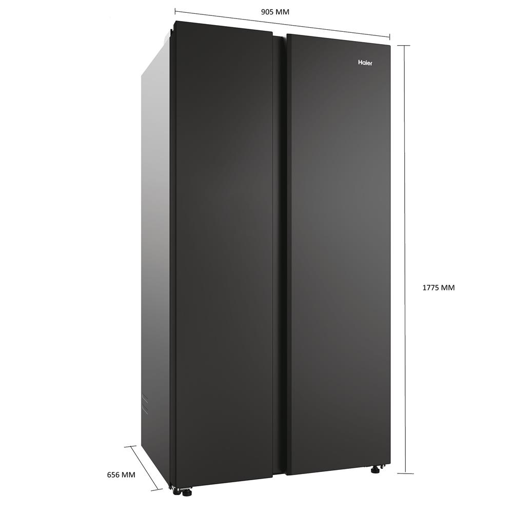 ตู้เย็น SIDE BY SIDE HAIER HRF-SBS569HPMS 20.1 คิว สี BLACK MATT