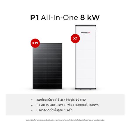 ชุดโซลาร์เซลล์ ระบบครบวงจร ENERGY LIB P1 ALL IN ONE 8 KW 1 เฟส Batt 20_2