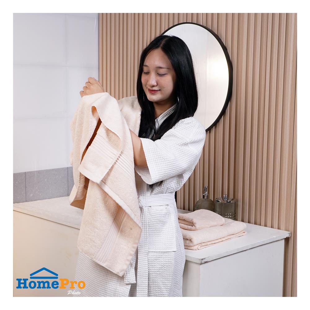 ผ้าขนหนู HOME LIVING STYLE CHARLOTTE 30x60 นิ้ว สี BEIGE