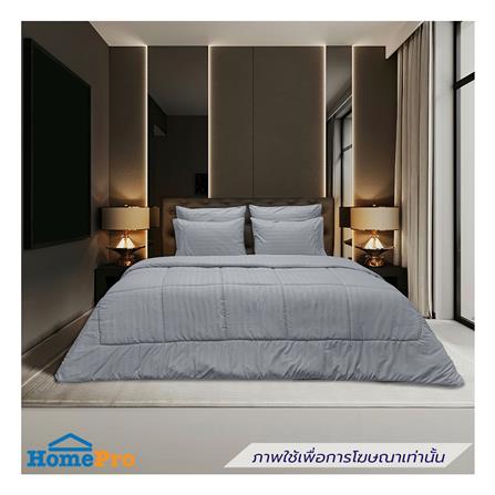 ชุดผ้าปูที่นอน 3.5 ฟุต (ชุด 3 ชิ้น) PICASSO SMILE สี GREY_0