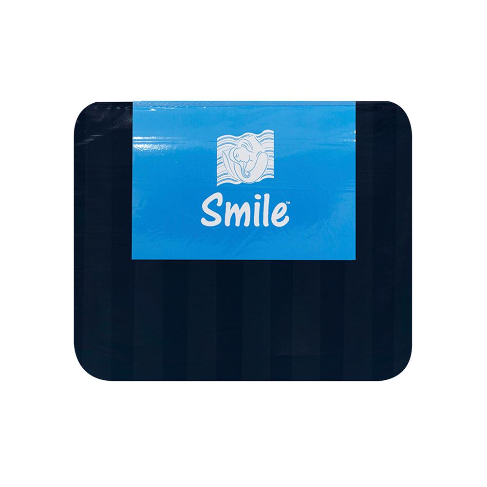ชุดผ้าปูที่นอน 5 ฟุต (ชุด 5 ชิ้น) PICASSO SMILE สี NAVY BLUE