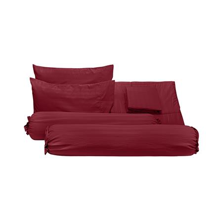 ชุดผ้าปูที่นอน 6 ฟุต (ชุด 6 ชิ้น) PICASSO SMILE สี BURGUNDY_2