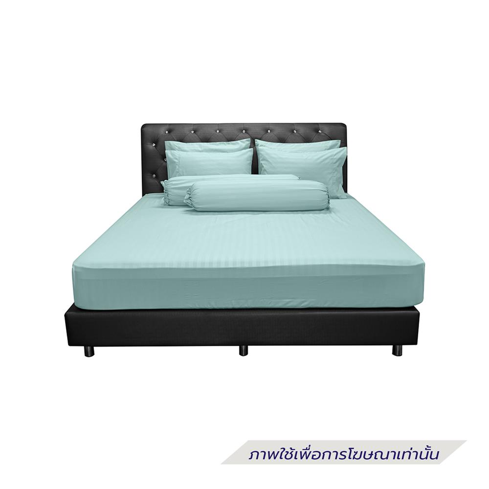 ชุดผ้าปูที่นอน 6 ฟุต (ชุด 5 ชิ้น) PICASSO SMILE GREEN สี MINT