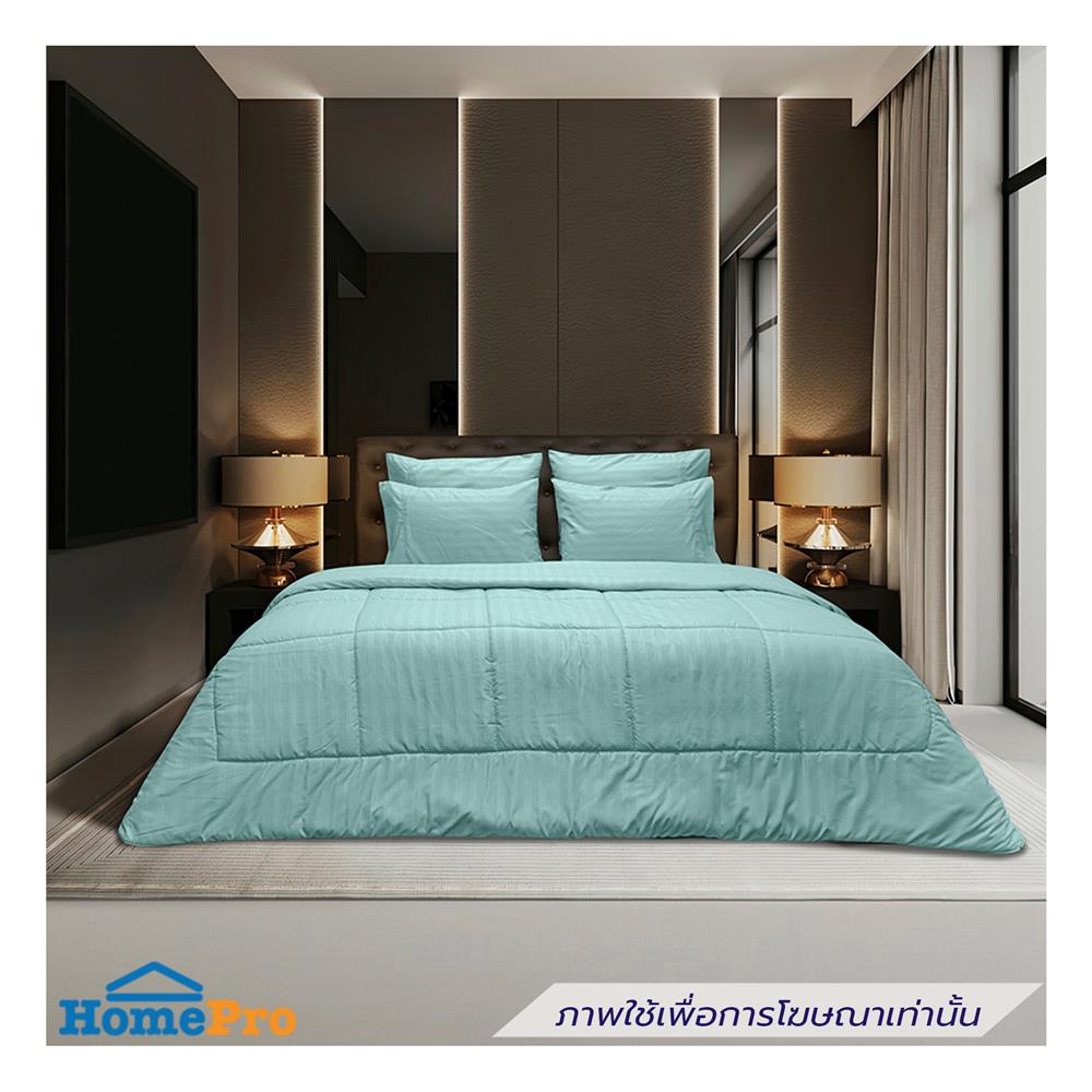 ชุดผ้าปูที่นอน 6 ฟุต (ชุด 5 ชิ้น) PICASSO SMILE GREEN สี MINT