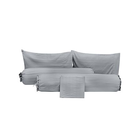 ชุดผ้าปูที่นอน 6 ฟุต (ชุด 5 ชิ้น) PICASSO SMILE สี GREY_2