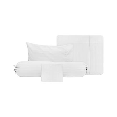 ชุดผ้าปูที่นอน 3.5 ฟุต (ชุด 4 ชิ้น) PICASSO SMILE สี WHITE_2