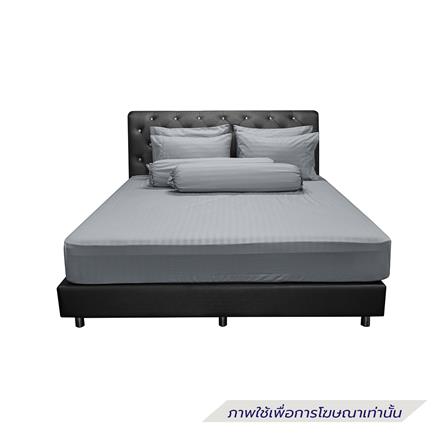 ชุดผ้าปูที่นอน 3.5 ฟุต (ชุด 4 ชิ้น) PICASSO SMILE สี GREY_1