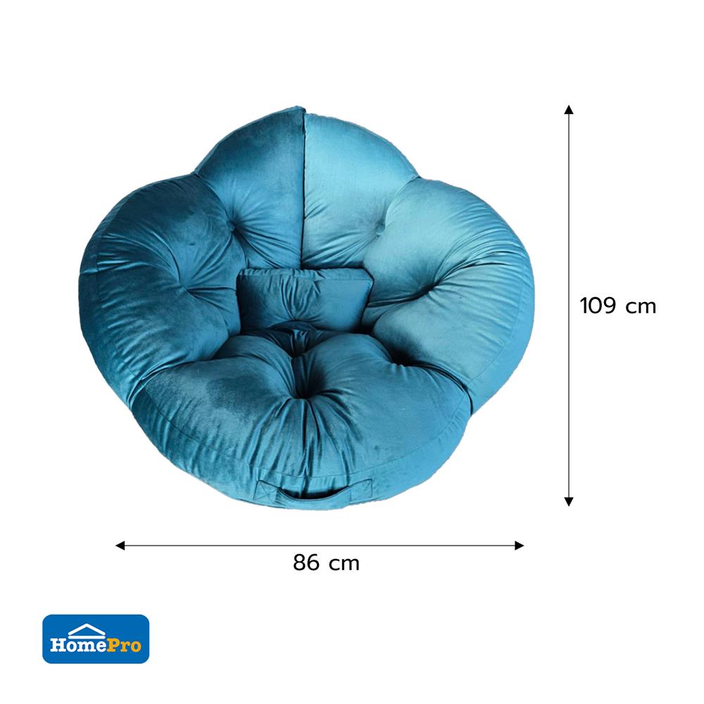 เบาะรองนั่ง HOME LIVING STYLE FLOWER 34x43 นิ้ว สีเขียวเข้ม