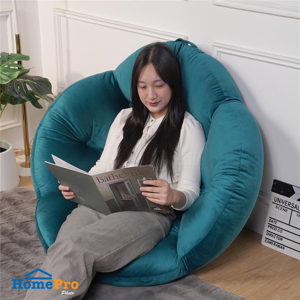 เบาะรองนั่ง HOME LIVING STYLE FLOWER 34x43 นิ้ว สีเขียวเข้ม
