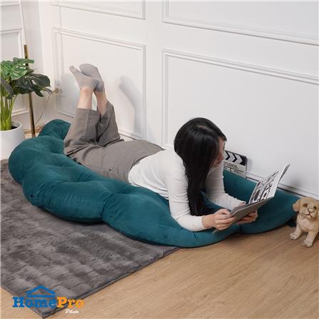เบาะรองนั่ง HOME LIVING STYLE FLOWER 34x43 นิ้ว สีเขียวเข้ม_9