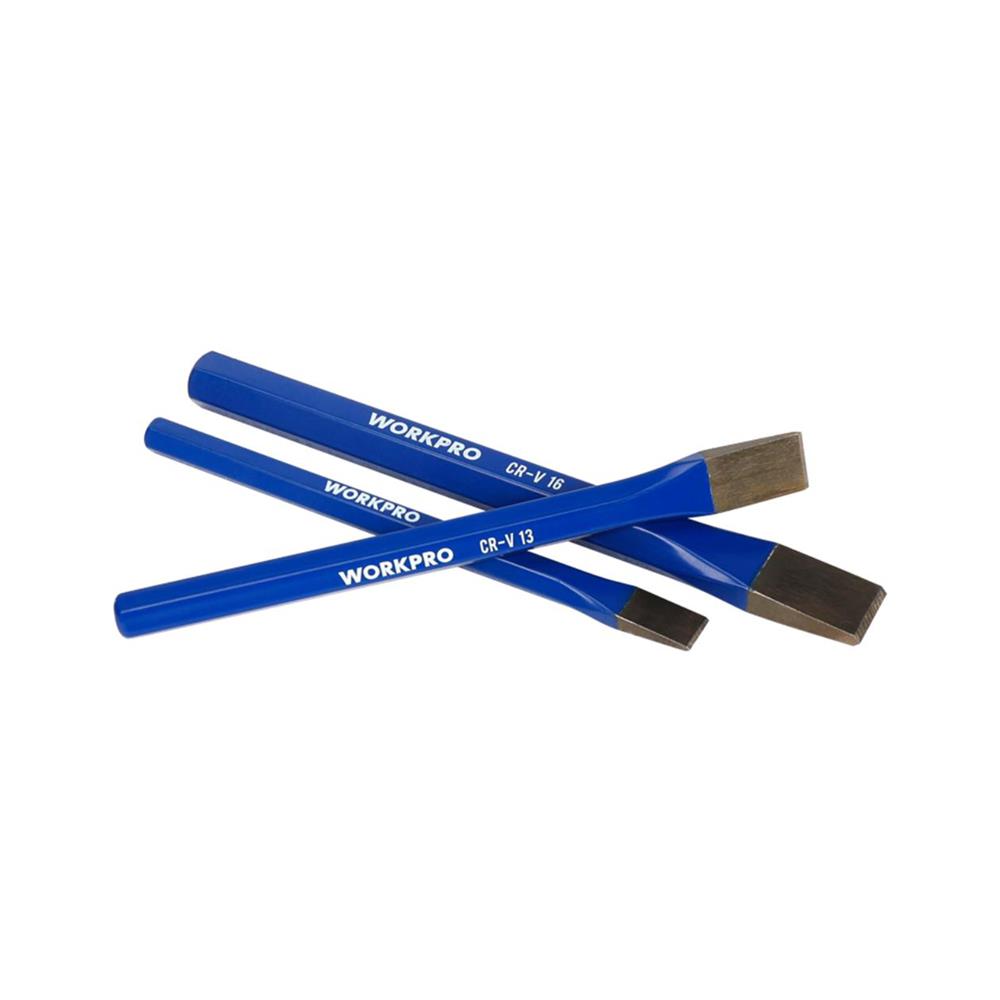 ชุดเหล็กสกัดปากแบน WORKPRO WP201302 3 ชิ้น