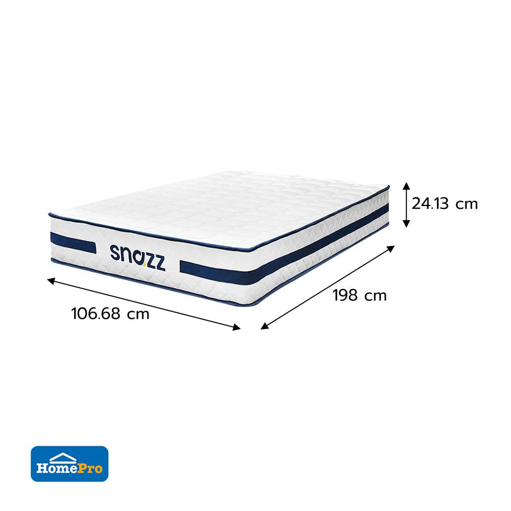 ที่นอนพ็อกเก็ตสปริง 3.5 ฟุต SNAZZ รุ่น ZEN