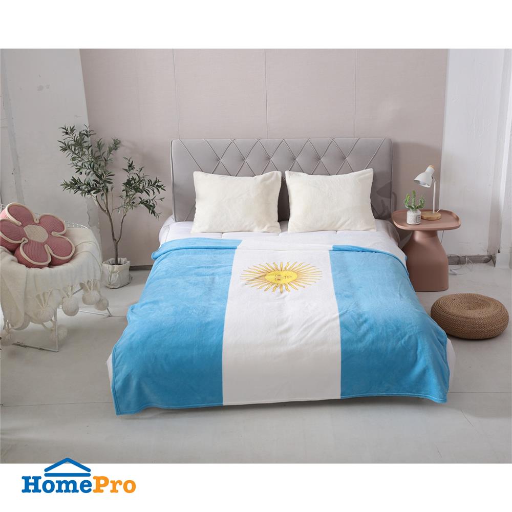 ผ้าห่ม SNAZZ ARGENTINA 70x90 นิ้ว สี MULTICOLOR
