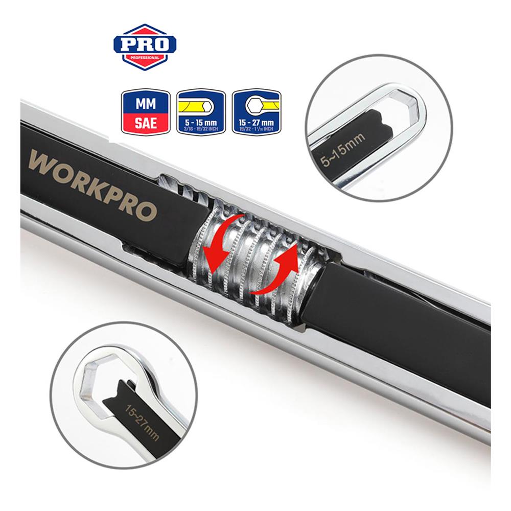 ประแจแหวน WORKPRO WP272016 15 มม.