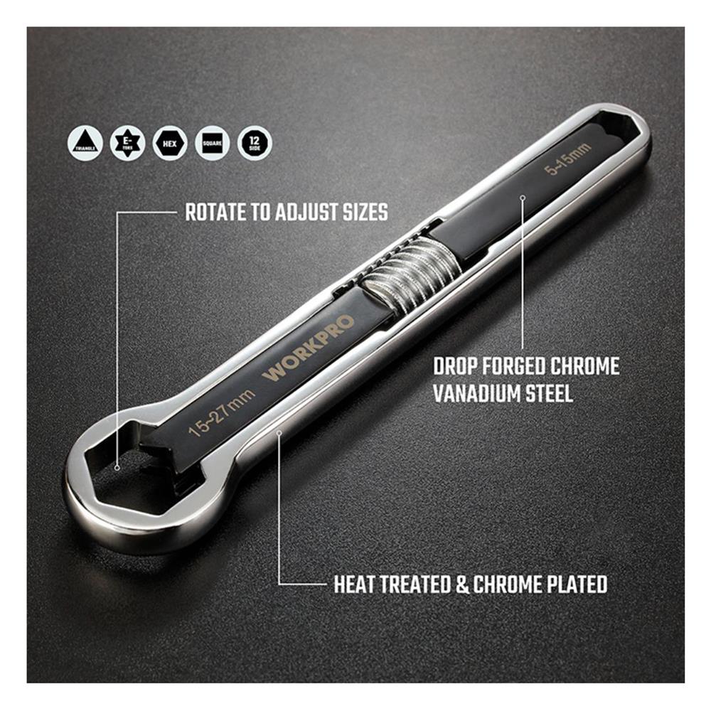 ประแจแหวน WORKPRO WP272016 15 มม.