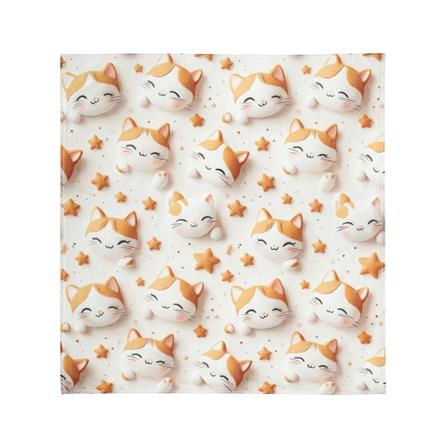 ผ้าห่ม SNAZZ 3D MIU 50x60 นิ้ว สี BROWN_1