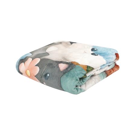 ผ้าห่ม SNAZZ 3D TORA 50X60 นิ้ว สี MIX COLOR_0