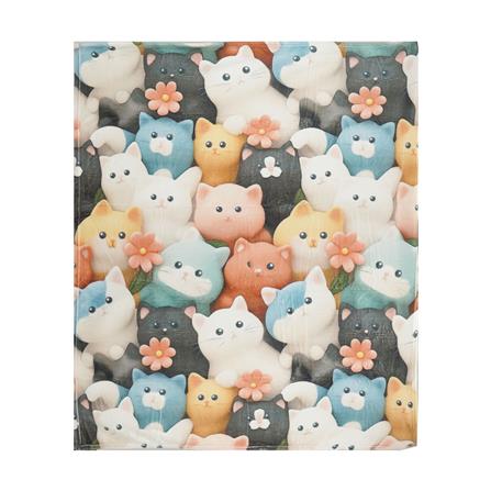 ผ้าห่ม SNAZZ 3D TORA 50X60 นิ้ว สี MIX COLOR_1