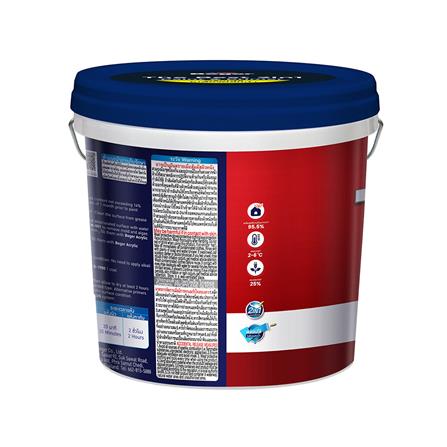 สีน้ำทาภายนอก ชนิดด้าน BEGER TEX 2IN1 BASE B 9 ลิตร_1