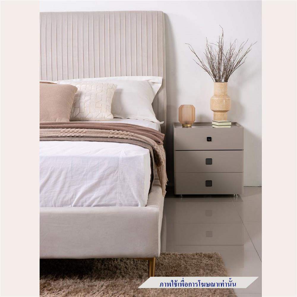 เตียง 5 ฟุต SB FURNITURE GRACELYN 19236491 สีครีม