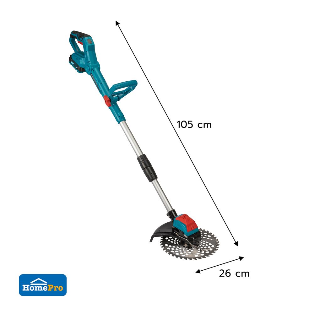 เครื่องเล็มหญ้าไร้สาย (พร้อมแบตเตอรี่) MATALL PRO YF5091 20 โวลต์