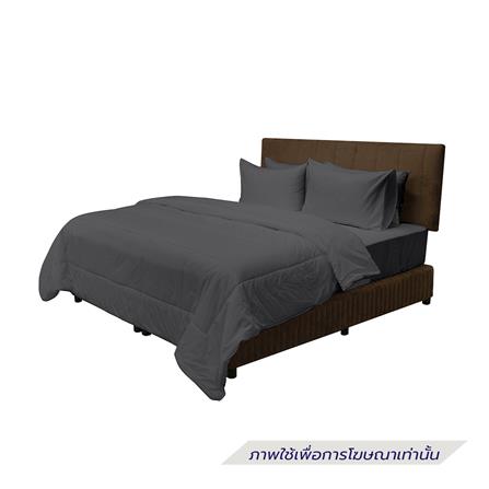 ชุดผ้าปูที่นอน 3.5 ฟุต (ชุด 4 ชิ้น) PICASSO SMILE สี DARK GREY_1