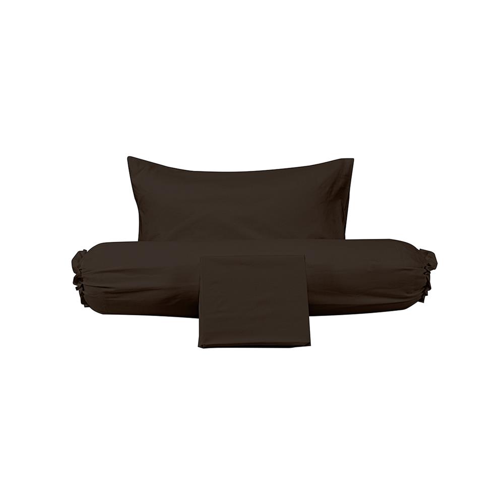 ชุดผ้าปูที่นอน 3.5 ฟุต (ชุด 3 ชิ้น) PICASSO SMILE สี BROWN