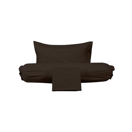 ชุดผ้าปูที่นอน 3.5 ฟุต (ชุด 3 ชิ้น) PICASSO SMILE สี BROWN_2