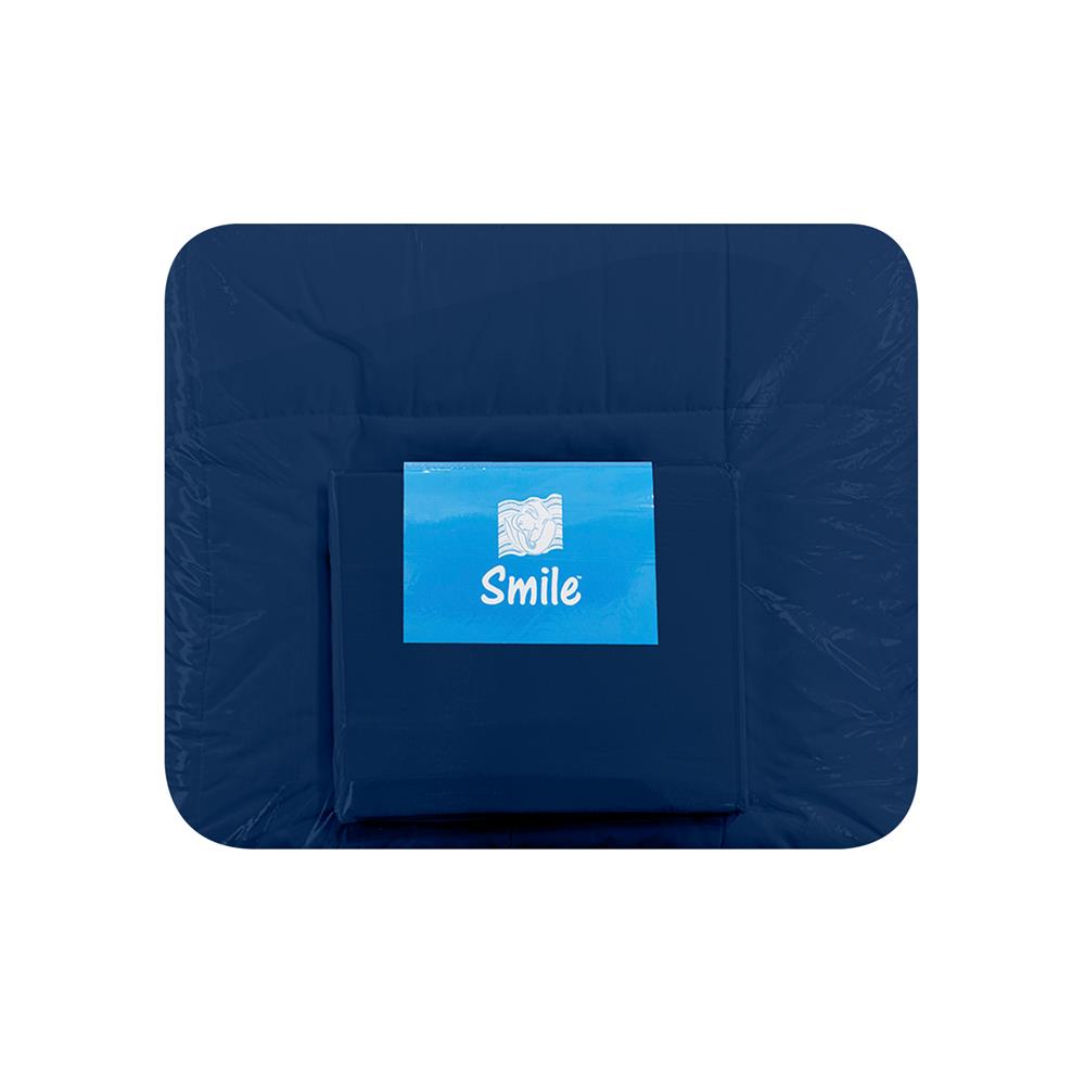 ชุดผ้าปูที่นอน 6 ฟุต (ชุด 6 ชิ้น) PICASSO SMILE สี NAVY BLUE