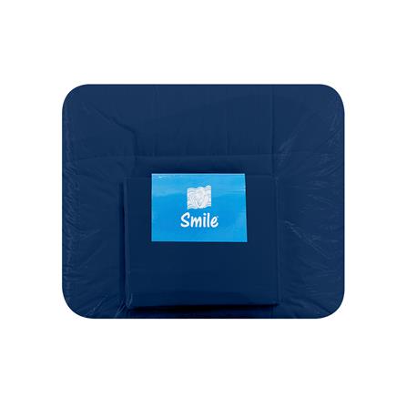 ชุดผ้าปูที่นอน 6 ฟุต (ชุด 6 ชิ้น) PICASSO SMILE สี NAVY BLUE_3