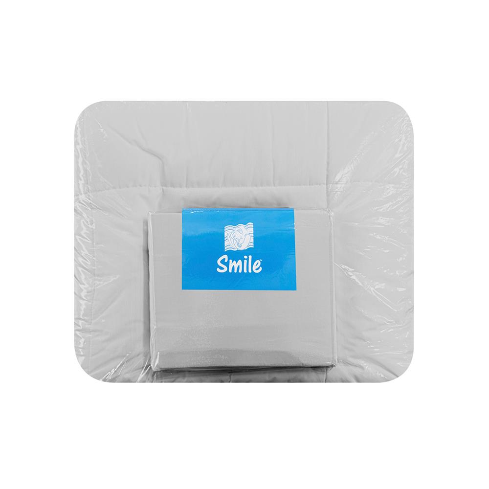 ชุดผ้าปูที่นอน 6 ฟุต (ชุด 6 ชิ้น) PICASSO SMILE สี GREY