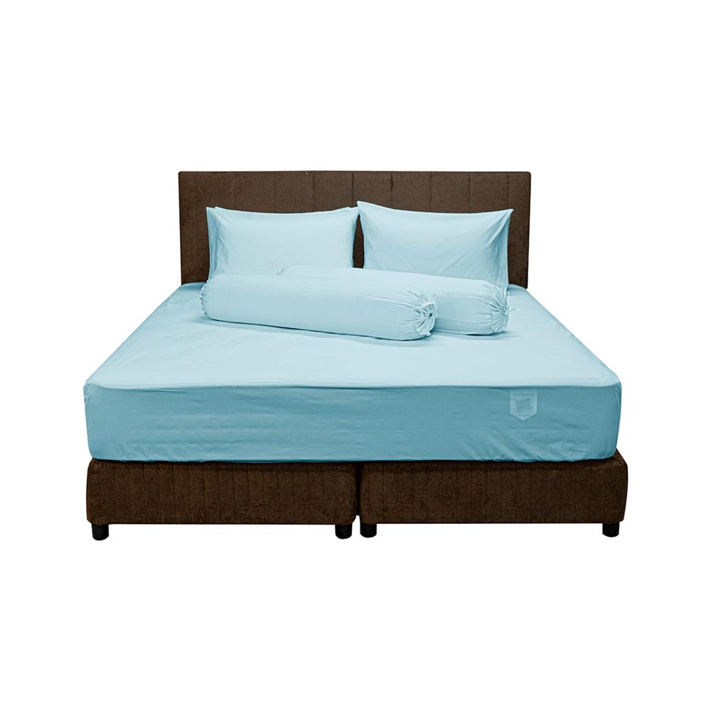 ชุดผ้าปูที่นอน 6 ฟุต (ชุด 5 ชิ้น) PICASSO SMILE สี GREEN MINT