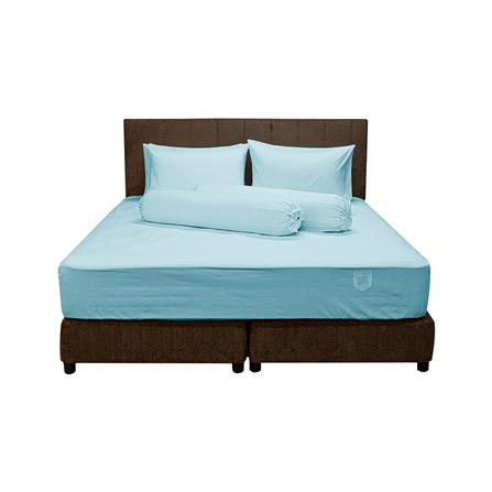 ชุดผ้าปูที่นอน 6 ฟุต (ชุด 5 ชิ้น) PICASSO SMILE สี GREEN MINT_1