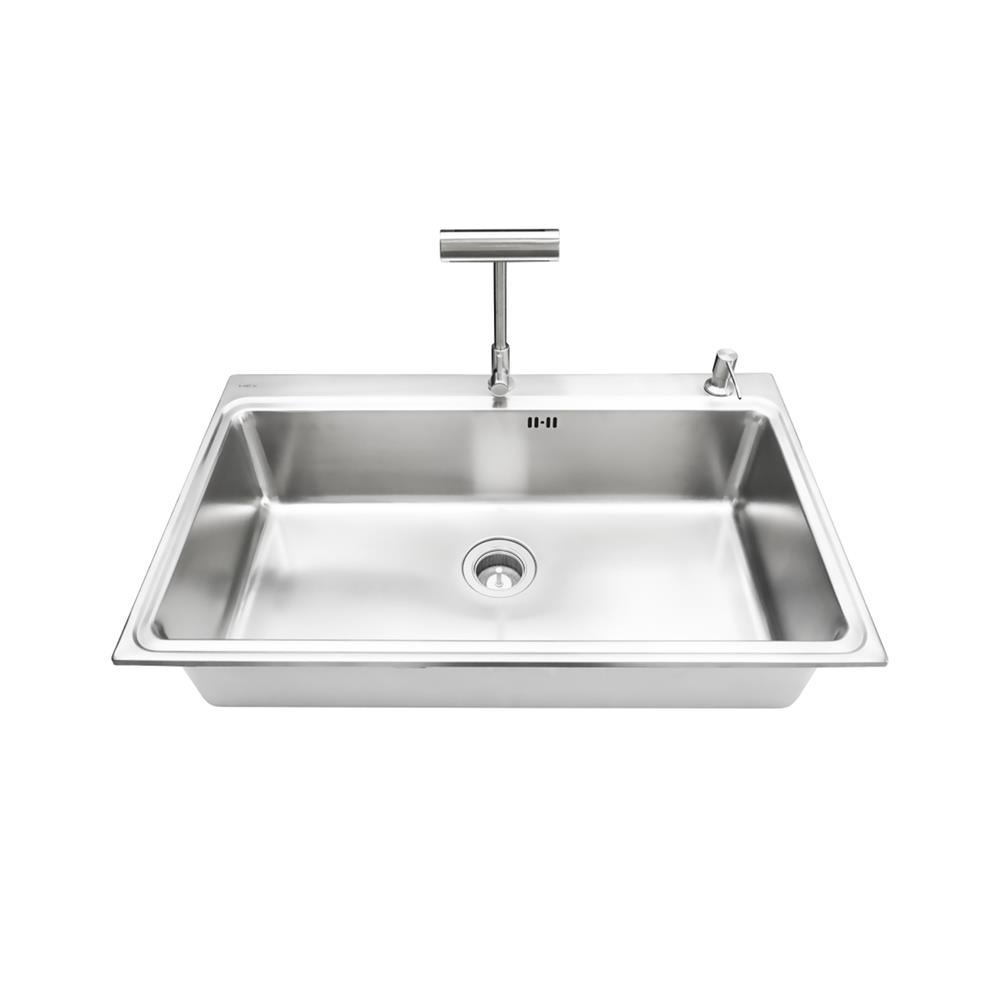 ซิงค์ฝัง 1 หลุม MEX BIX85BM-MF 86 ซม. สีเงิน