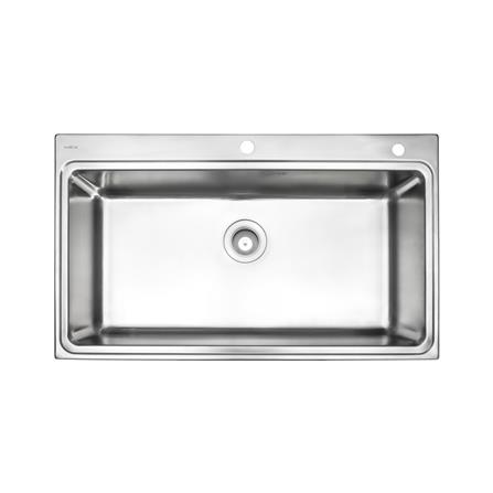 ซิงค์ฝัง 1 หลุม MEX BIX85BM-MF 86 ซม. สีเงิน_0