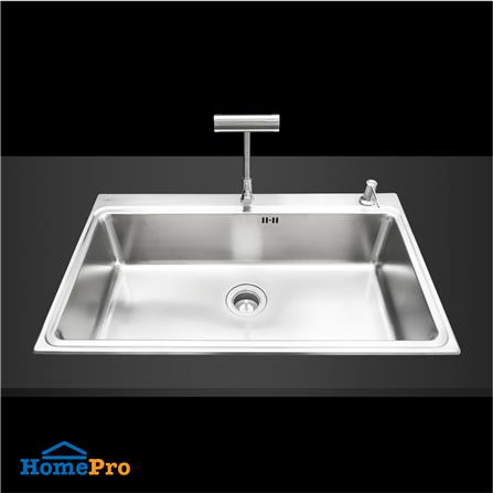 ซิงค์ฝัง 1 หลุม MEX BIX85BM-MF 86 ซม. สีเงิน_4