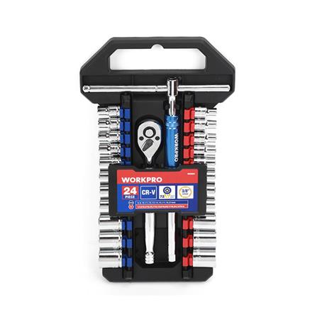 ชุดประแจบล็อคอเนกประสงค์ WORKPRO WP202553 3/8 นิ้ว 24 ชิ้น_2