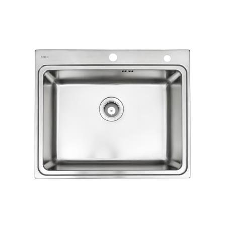 ซิงค์ฝัง 1 หลุม MEX BIX60BM-MF 61.5 ซม. สีเงิน_0