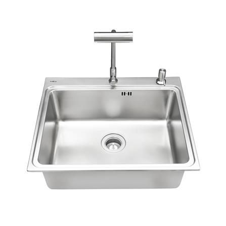 ซิงค์ฝัง 1 หลุม MEX BIX60BM-MF 61.5 ซม. สีเงิน_1