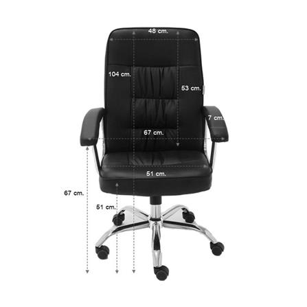 เก้าอี้สำนักงาน KONCEPT WARDINE 19231962 สีดำ_2