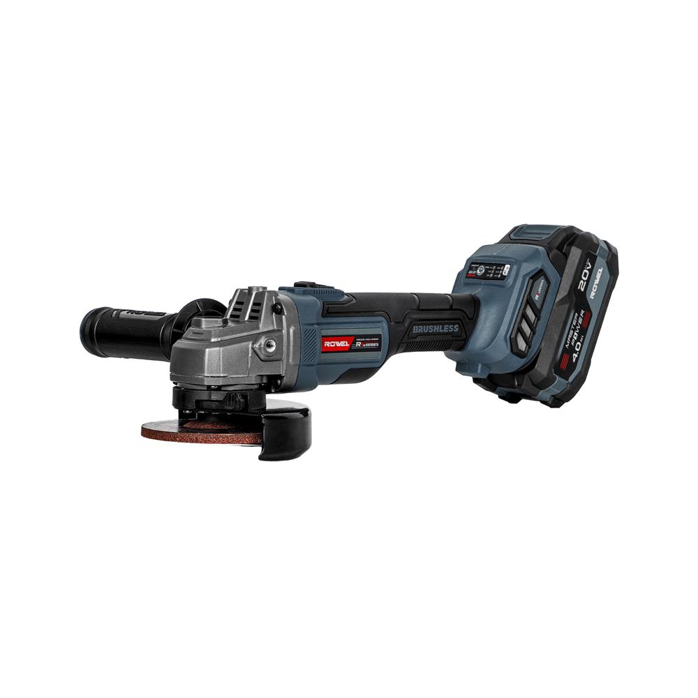 เครื่องเจียรไร้สาย 4 นิ้ว (พร้อมแบตเตอรี่) ROWEL DGD100RX-S