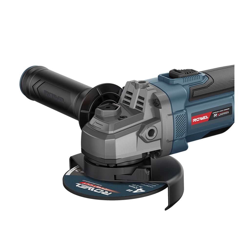 เครื่องเจียรไร้สาย 4 นิ้ว (พร้อมแบตเตอรี่) ROWEL DGD100RX-S