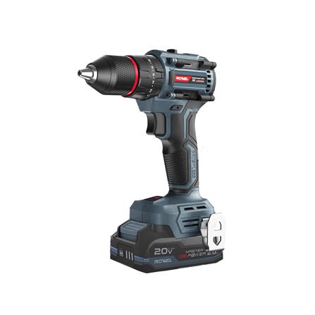 สว่านกระแทกไร้สาย (พร้อมแบตเตอรี่) ROWEL DBDC500RX 20 โวลต์_0